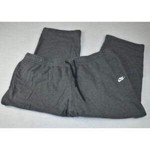Nike Sportwear Club Women's Joggers 3X Gray Embroidered Swoosh Fleece Sweatpants